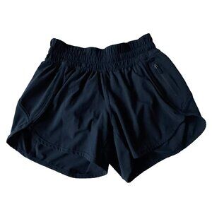Lululemon Womens 4 True Navy Blue Tracker Shorts V Running 4" Inseam W7AZ2S